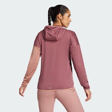 ADIDAS TERREX Funktionsfleecejacke in Rot