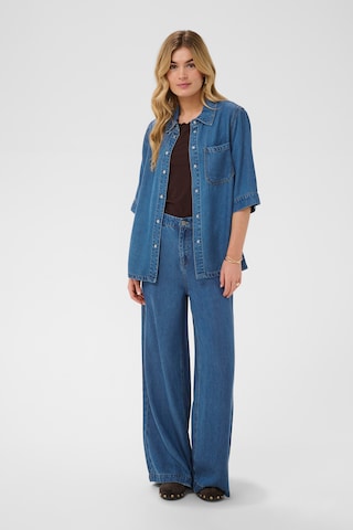 Cream Bluse 'Marelli' i blå