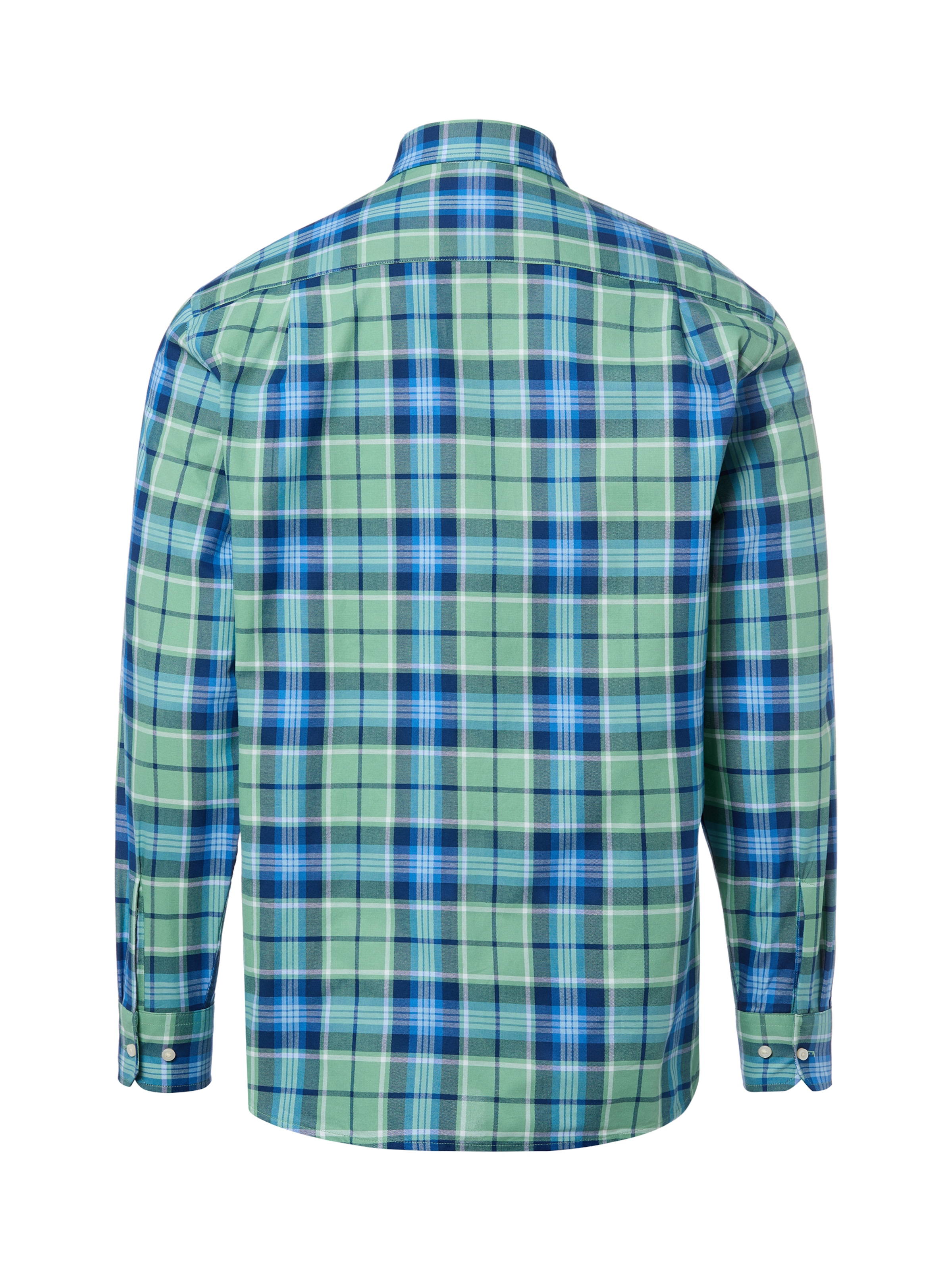 Nils Sundström Regular fit Overhemd in Groen