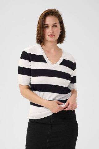 Kaffe Pullover 'KALizza' i hvid: forside