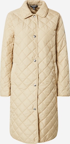 Manteau mi-saison Lauren Ralph Lauren en beige : devant