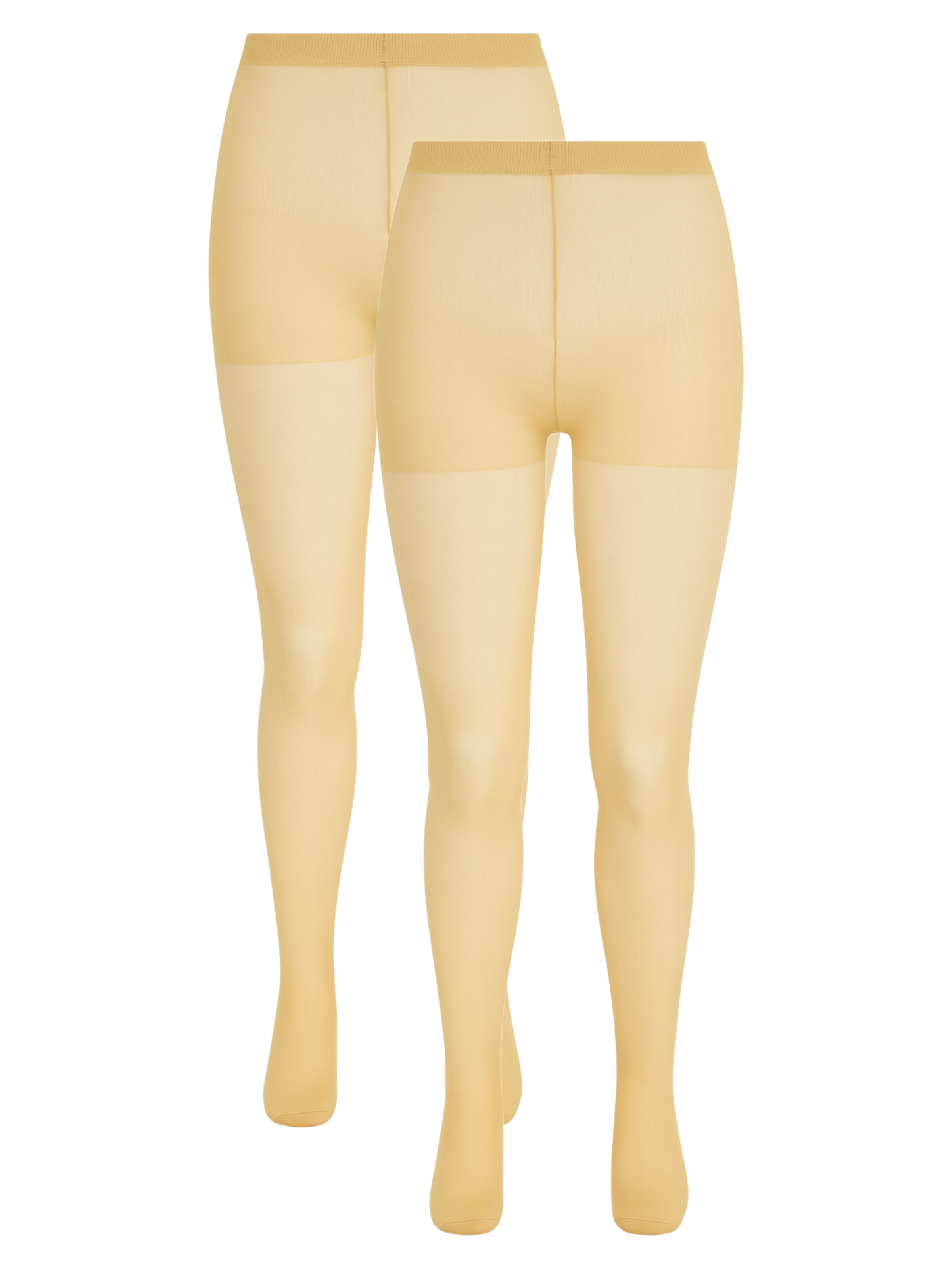 C&City Fijne panty in Beige: voorkant