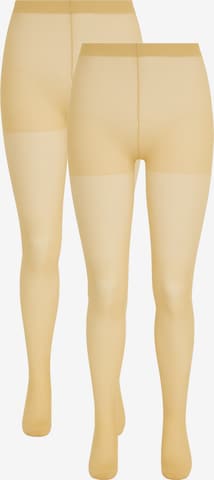 C&City Fijne panty in Beige: voorkant