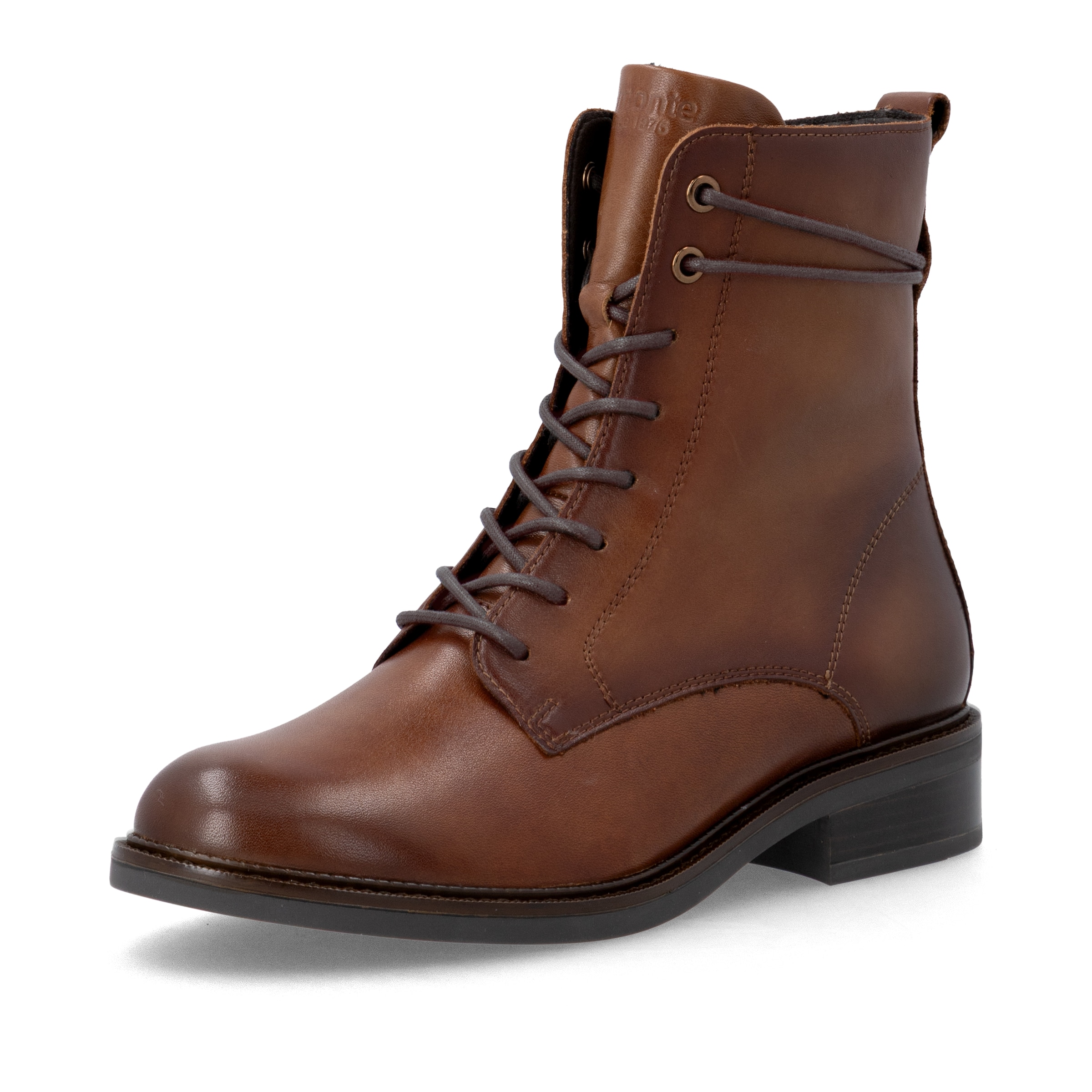 Bottines à lacets REMONTE en marron : devant