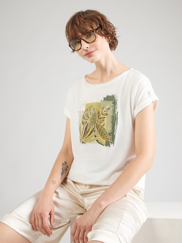 ZABAIONE - Camiseta 'Be44rnadette' en blanco: frente