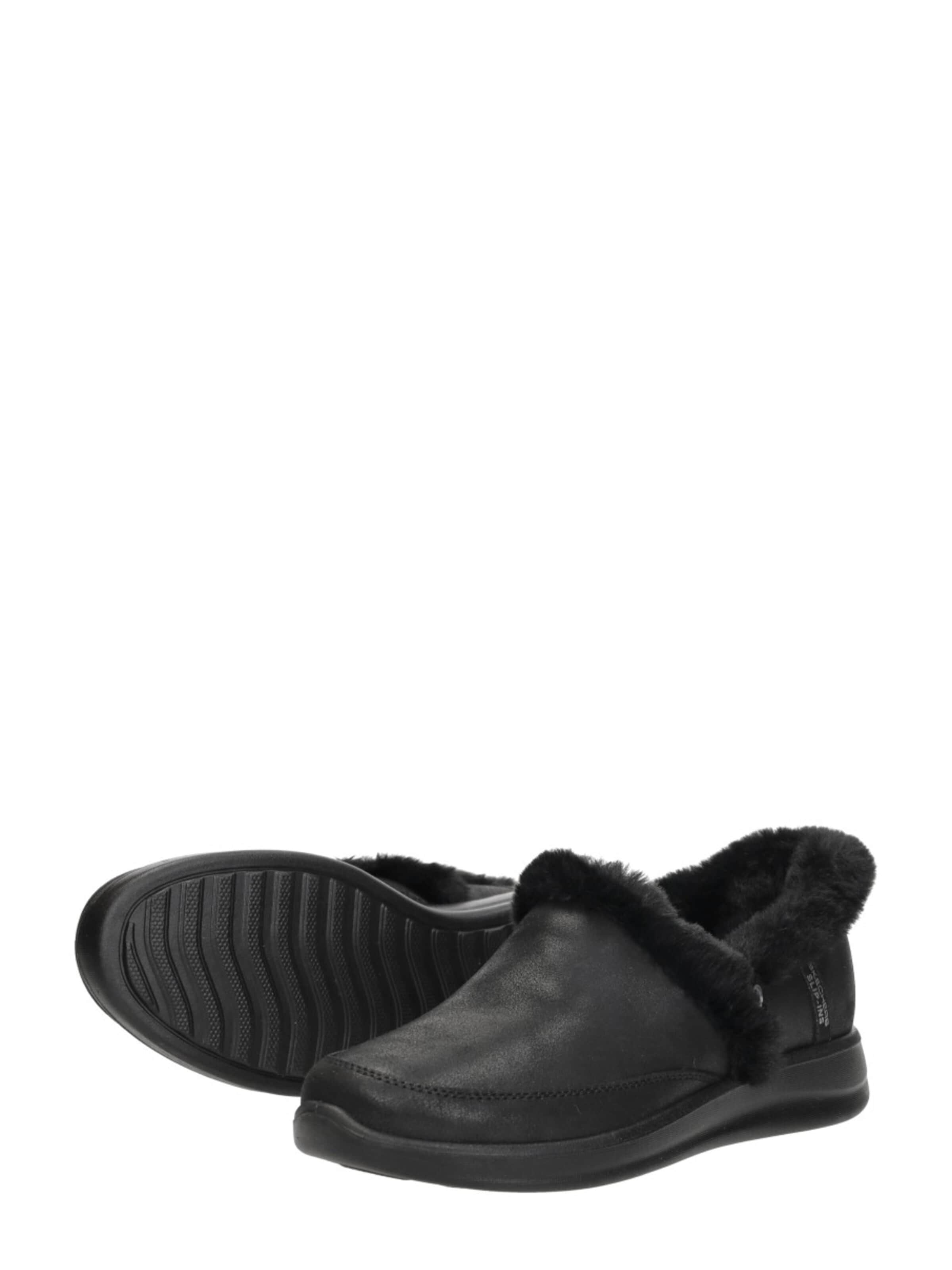 SKECHERS Huisschoenen 'Slip-Ins: Cozy Escape' in Zwart