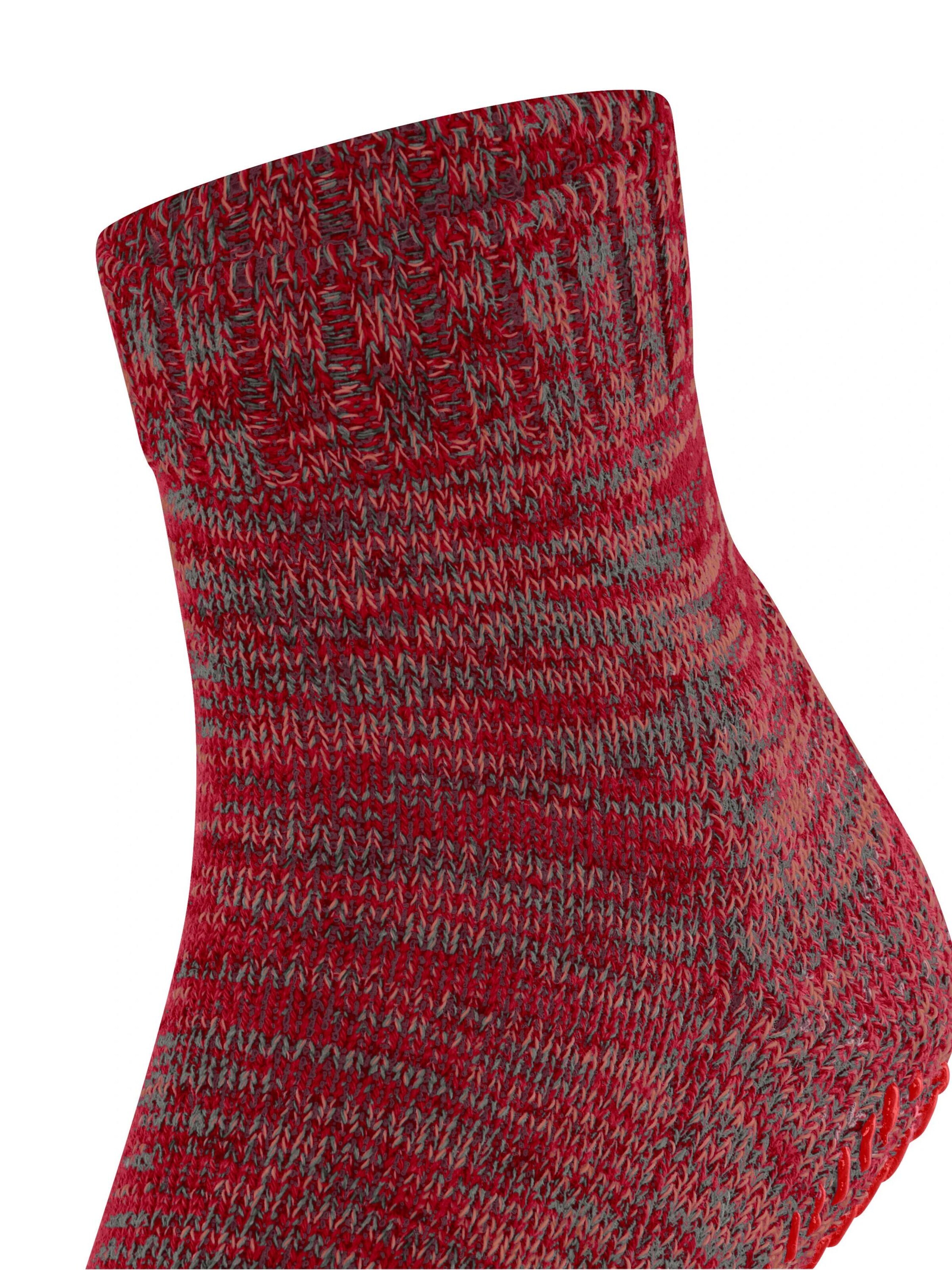FALKE Socks 'Cotton Grip' in Red