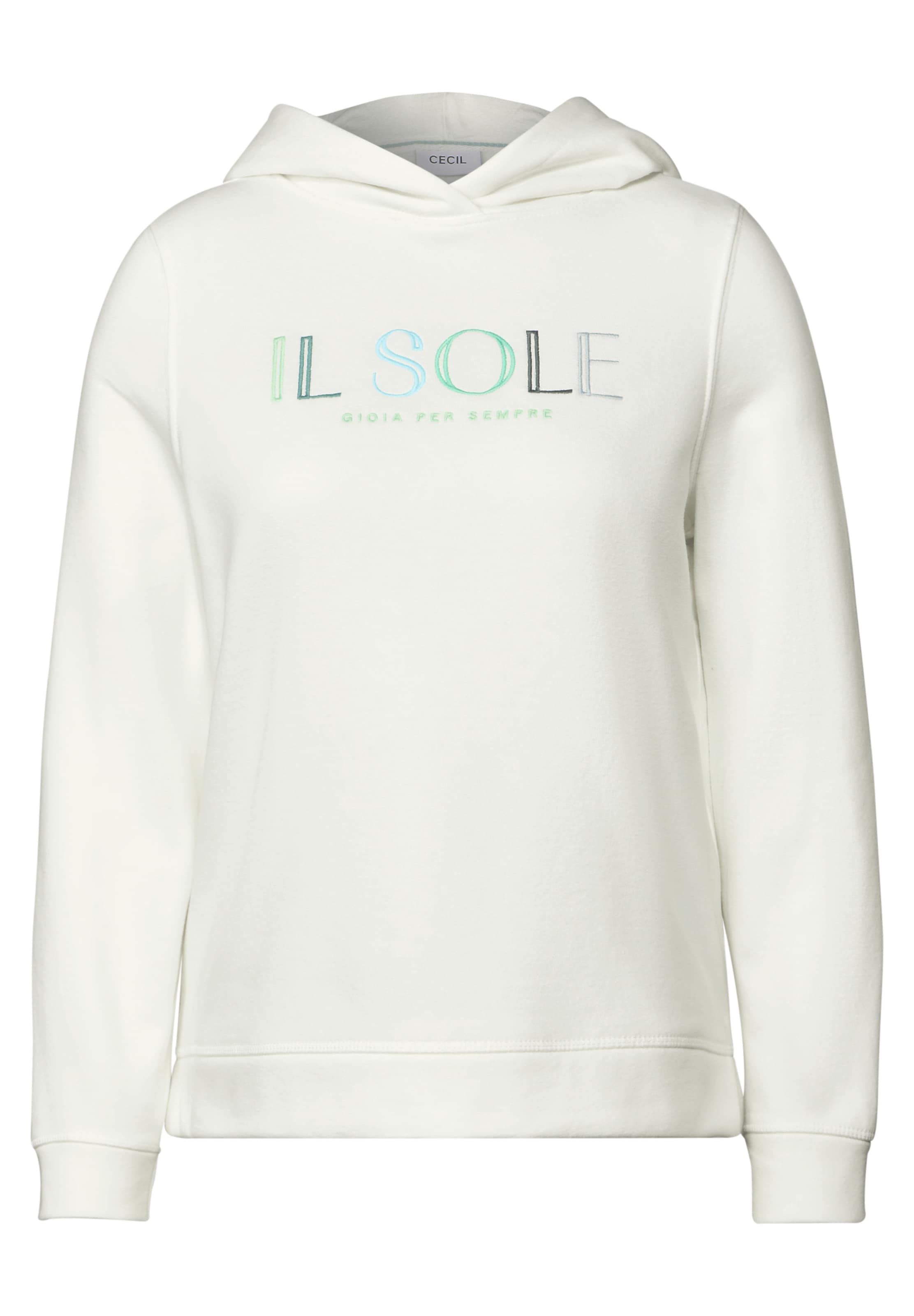 CECIL Sweatshirt in Weiß: Vorderseite