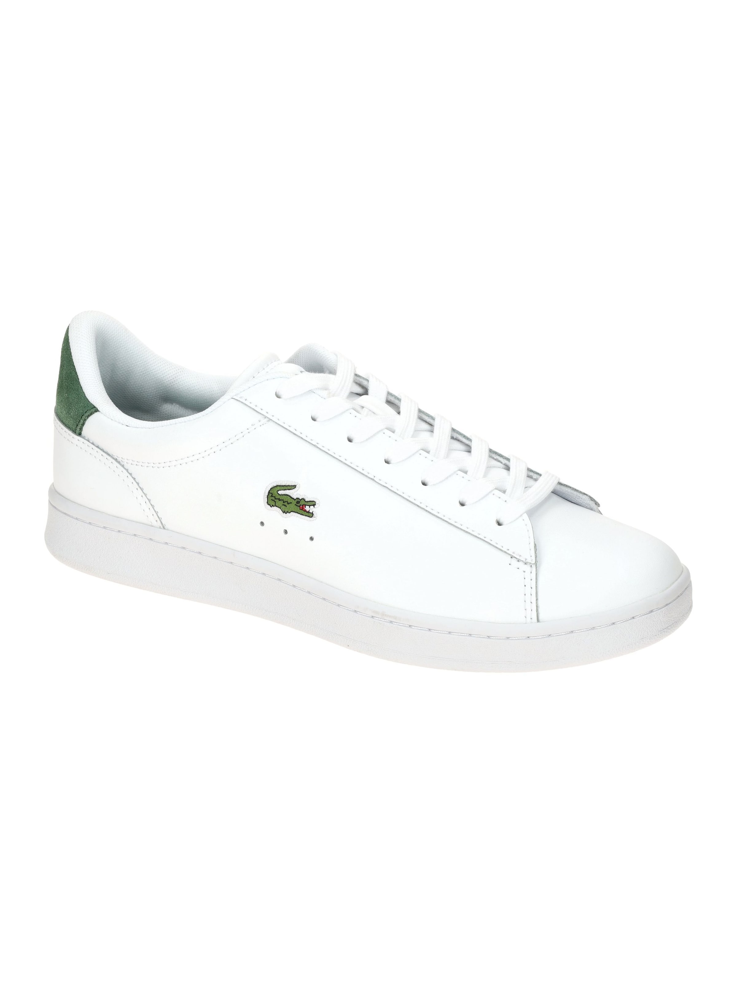 LACOSTE Lace-Up Shoes in White: front