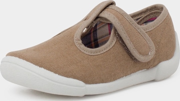 Pisamonas Buty dziecięce w kolorze beżowy: przód