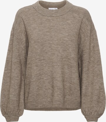 SAINT TROPEZ Pullover 'Trixie' in Beige: predná strana