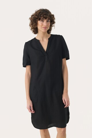 Robe fourreau 'PWAminase' Part Two en noir : devant