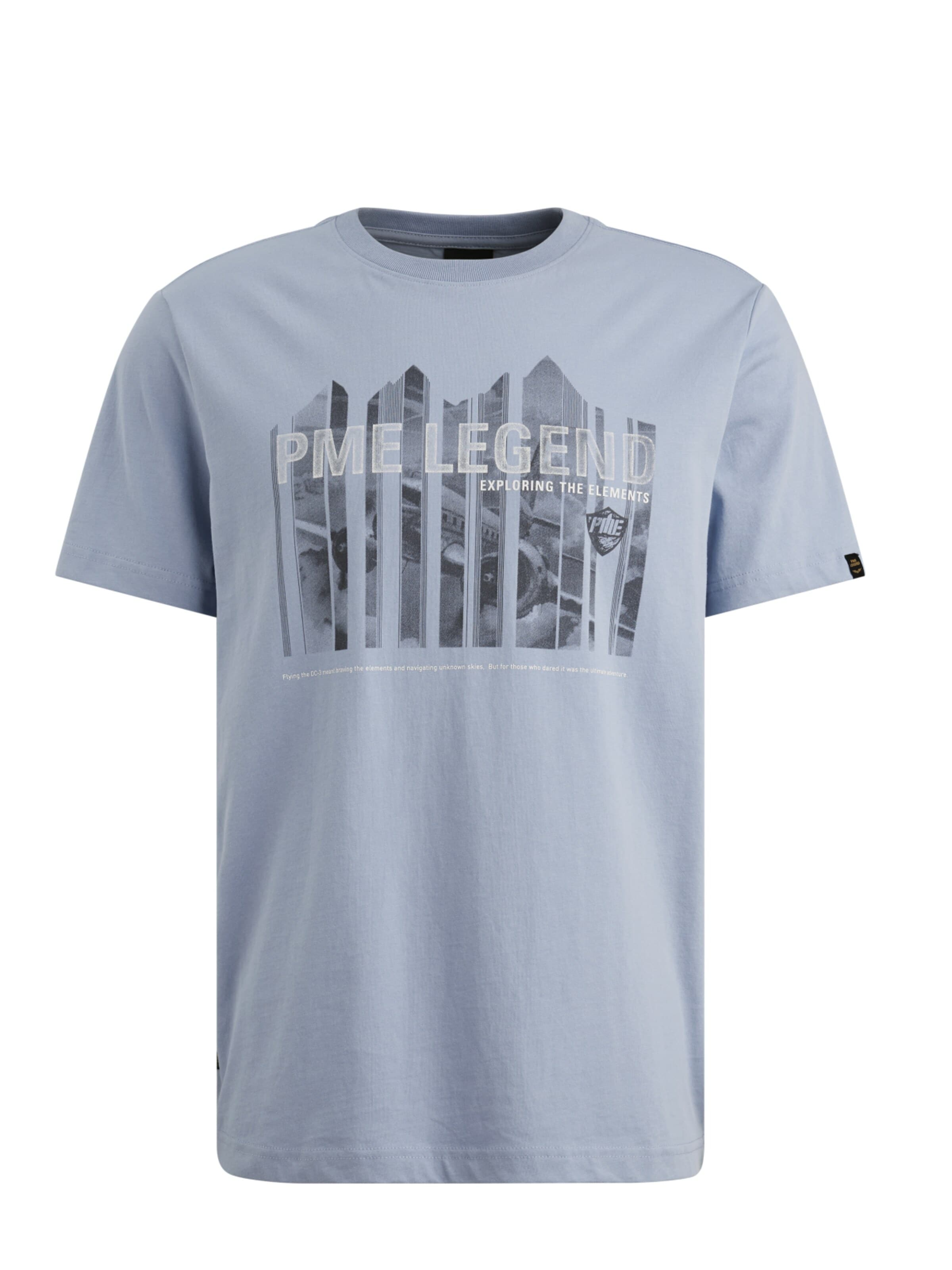 Pme-Legend Shirt 'PME Legend - Heren t-shirt' in Grey: front
