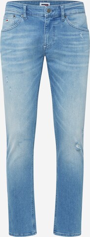 Tommy Jeans Regular Jeans 'AUSTIN SLIM TAPERED' in Blauw: voorkant