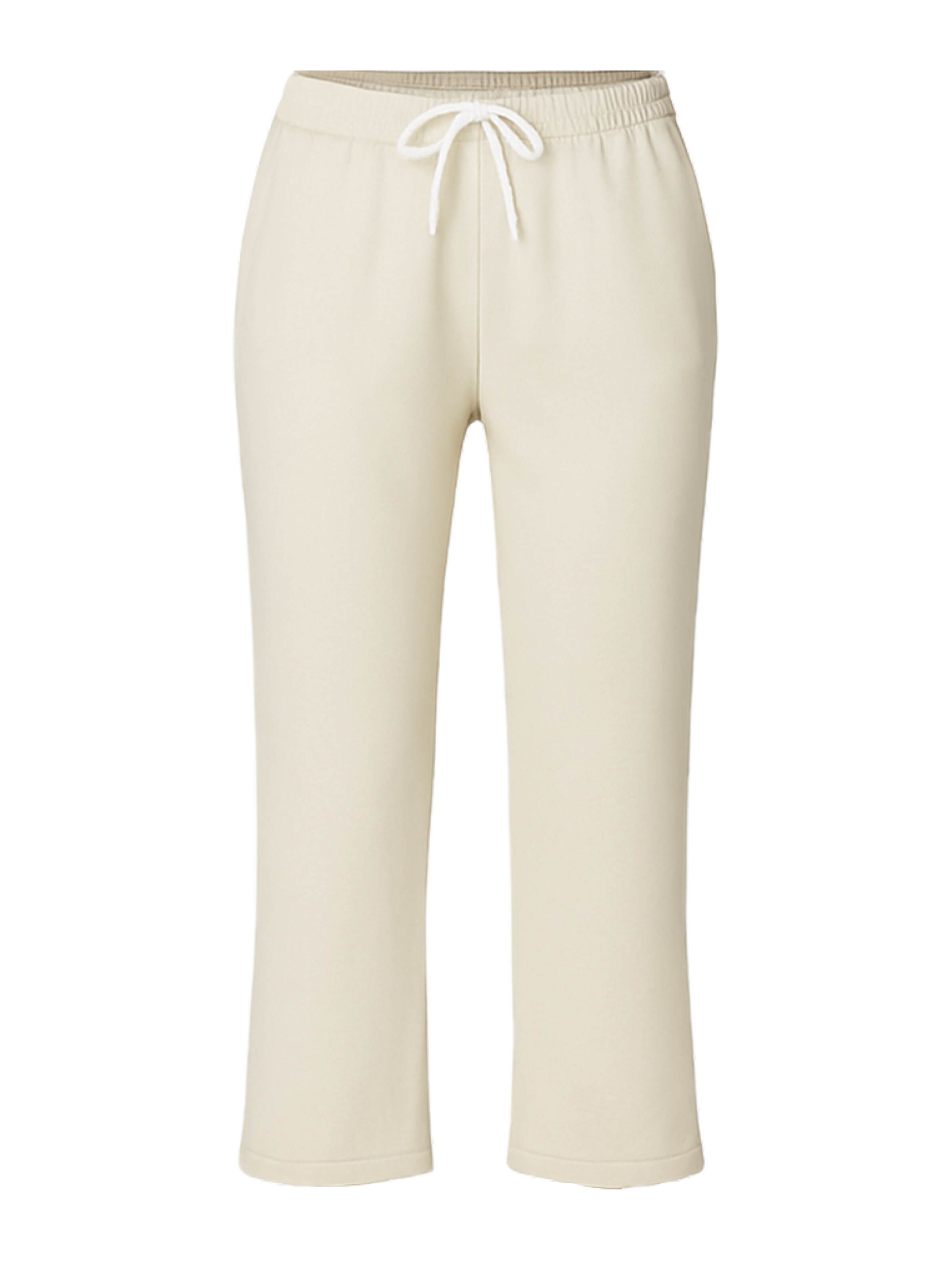 C&City Flared Broek in Beige: voorkant