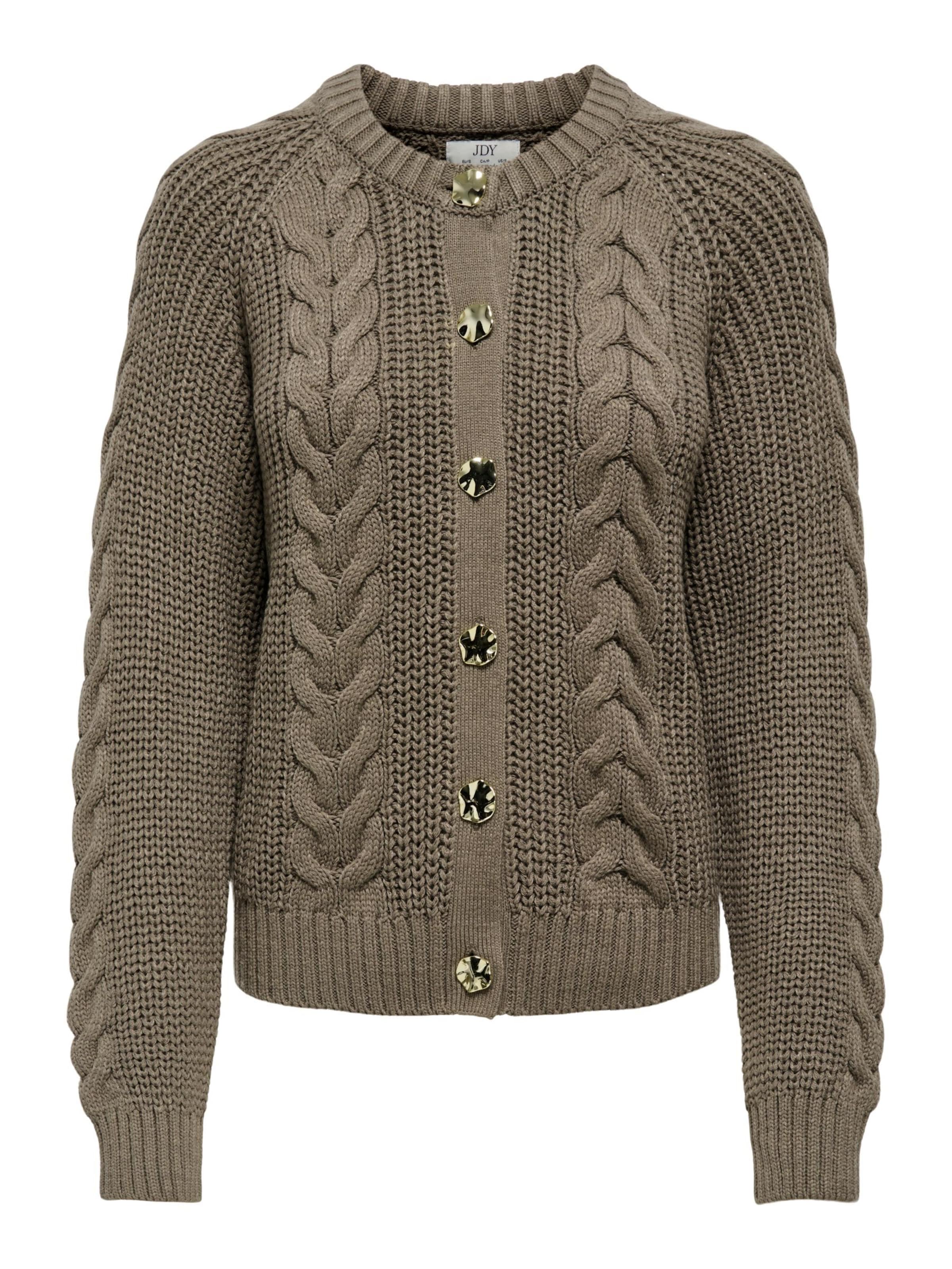 JDY Strickjacke 'JDYCARMELLA' in S in braun, Produktansicht