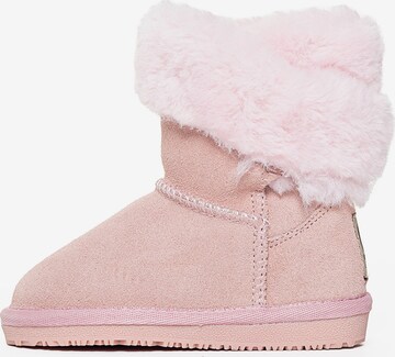 Bottes de neige 'Britney' Gooce en rose : devant