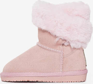 Bottes de neige 'Britney' Gooce en rose : devant