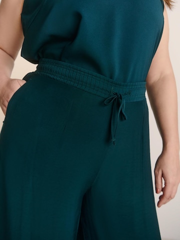 Wide Leg Pantalon 'Janay' Guido Maria Kretschmer Curvy en vert