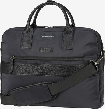 Picard Document Bag 'S'pore' in Blue: front