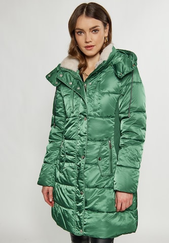 Manteau d’hiver faina en vert : devant