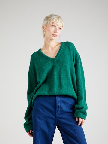 DRYKORN Sweater 'KARAJA' in Green: front