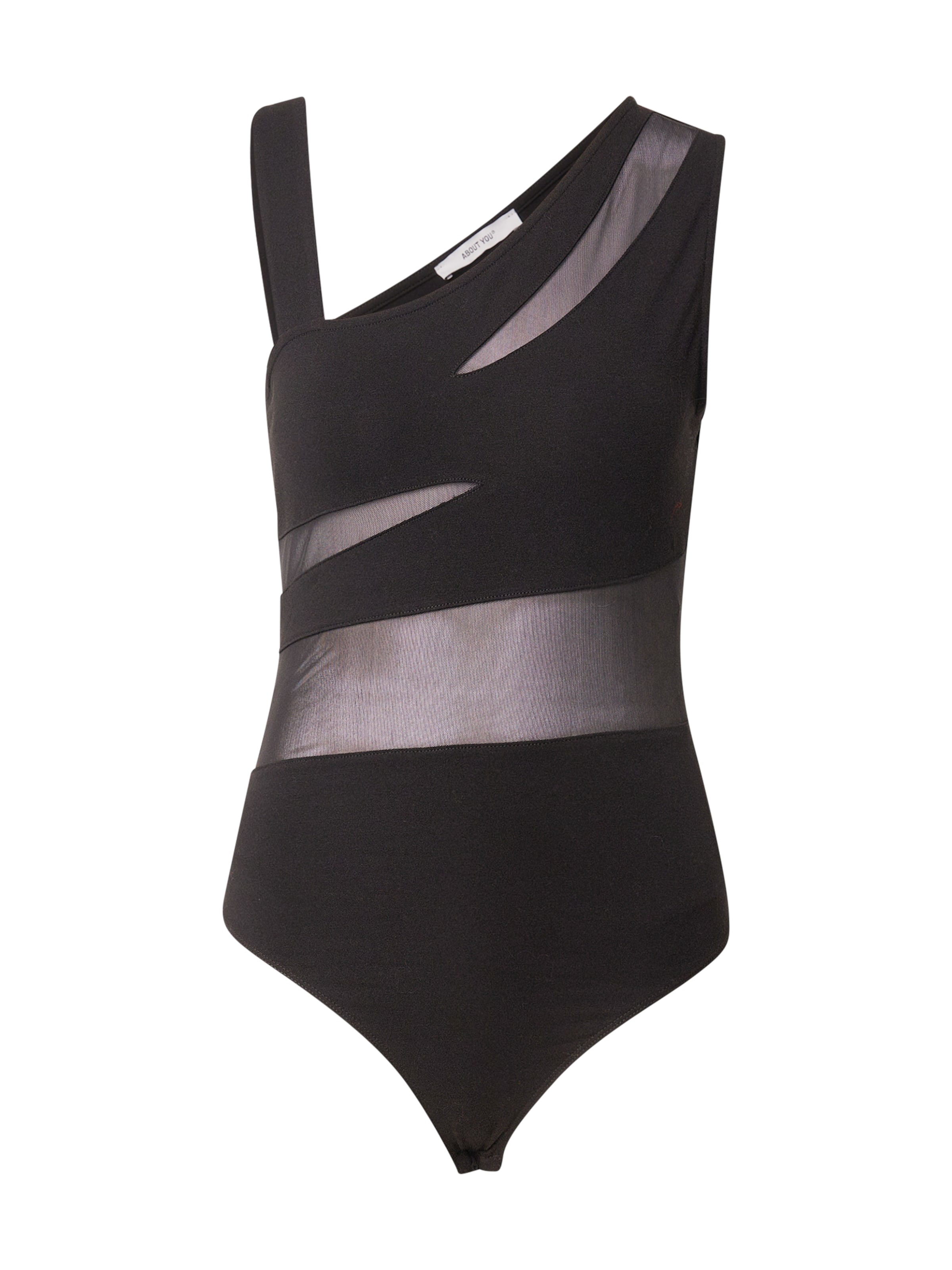 ABOUT YOU Tričkové body 'Enie' – černá: přední strana