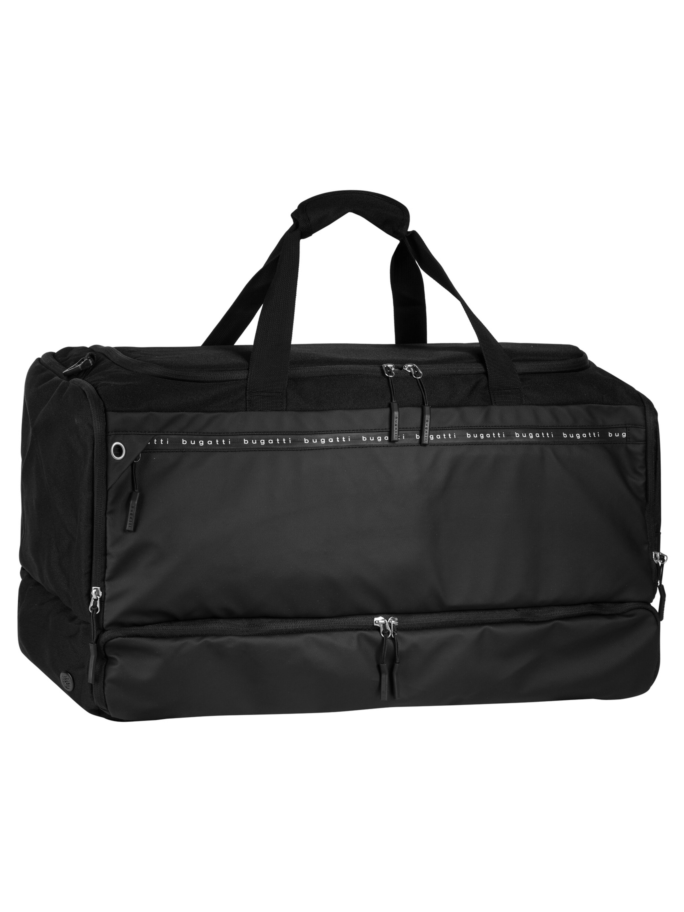 Sac de voyage 'BLANC DELIGHT' bugatti en noir