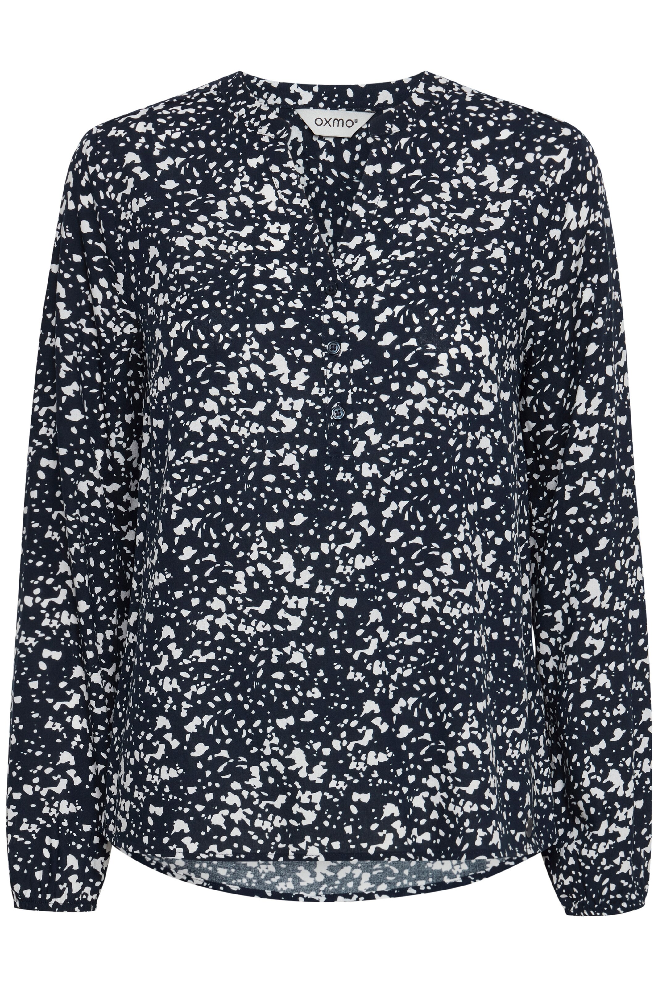 Camicia da donna 'Elvy' di Oxmo in nero: frontale