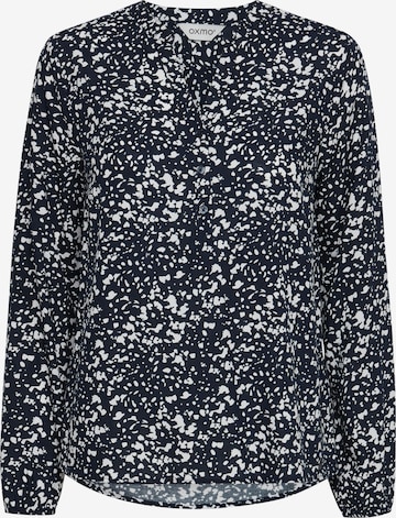 Oxmo Blouse 'Elvy' in Zwart: voorkant