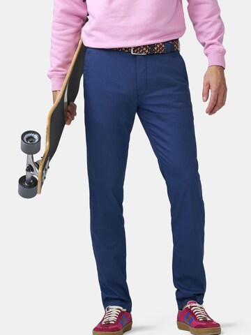 MEYER Regular Chino 'Bonn 1-8137' in Blauw