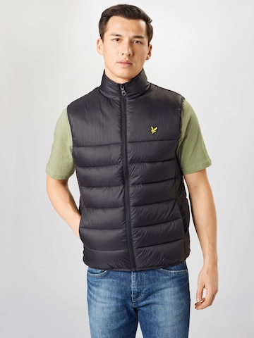 Lyle & Scott Weste in Schwarz: predná strana