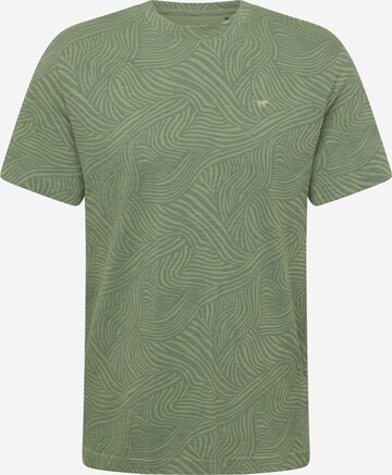 T-Shirt 'AUSTIN' MUSTANG en vert : devant