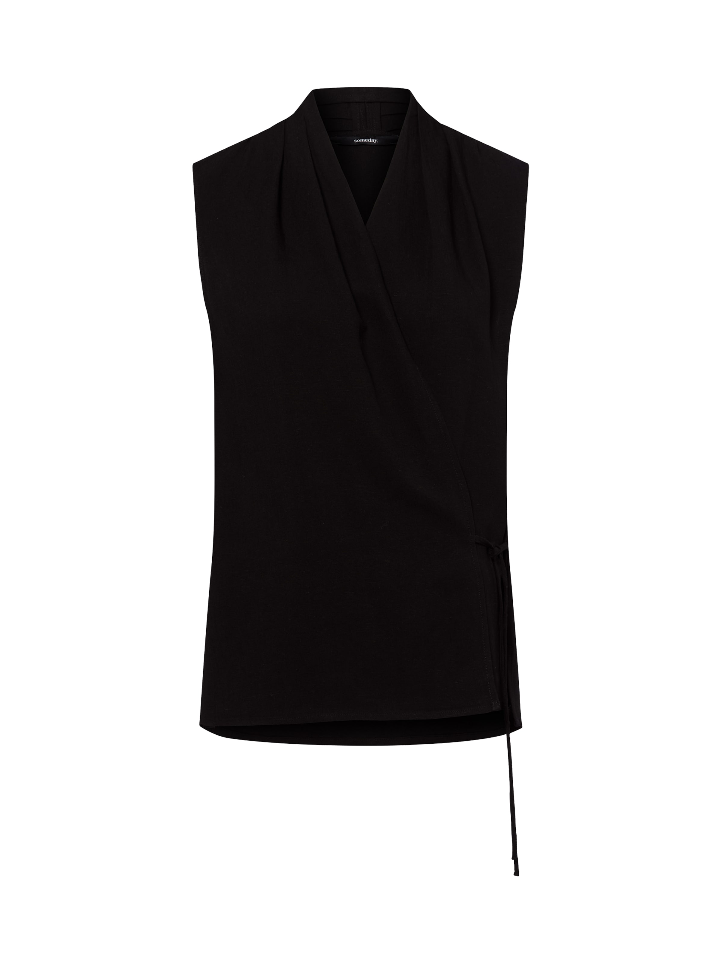 Someday Blouse in Black: front