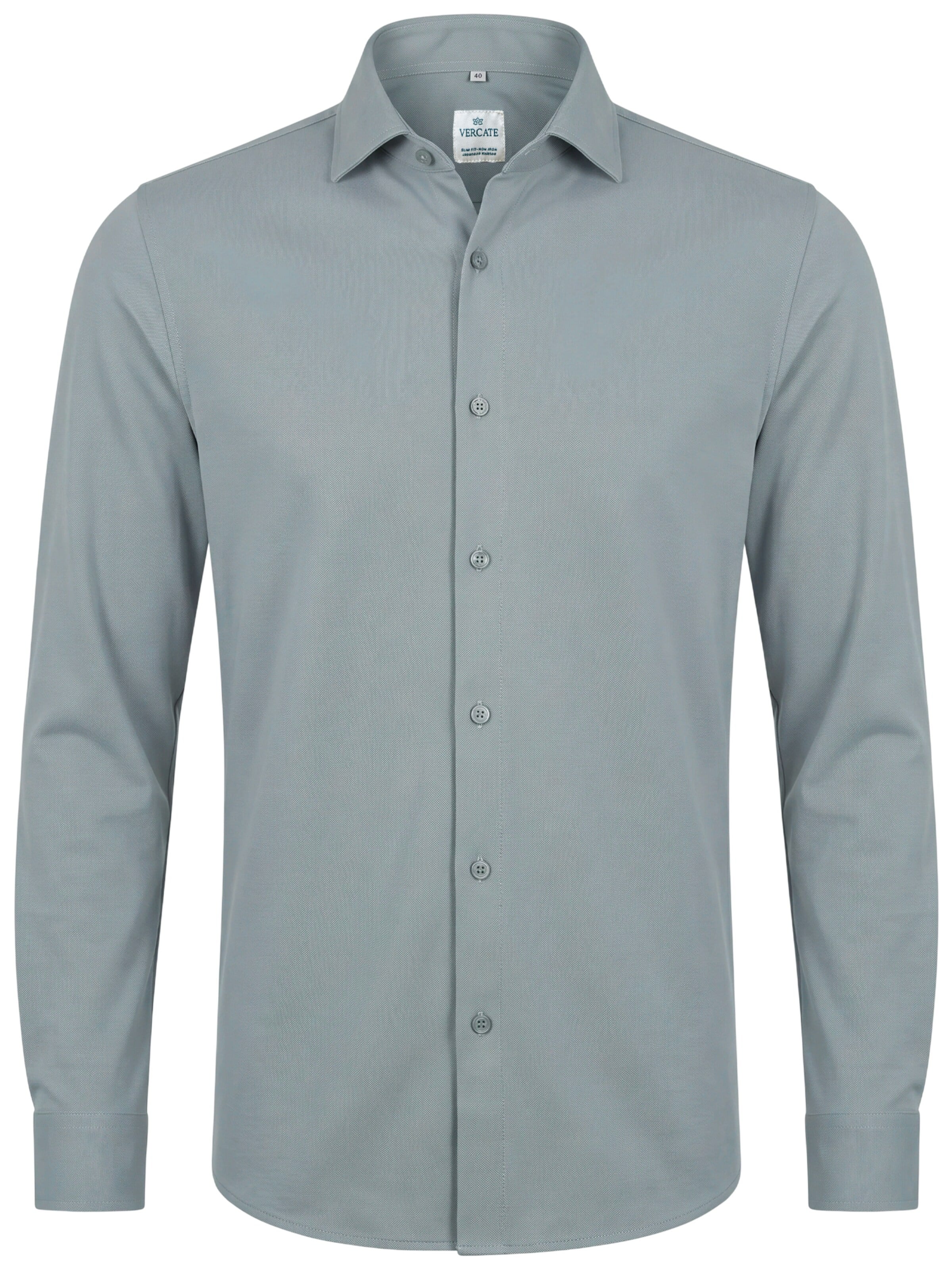Chemise business 'No. 19' Vercate en gris : devant