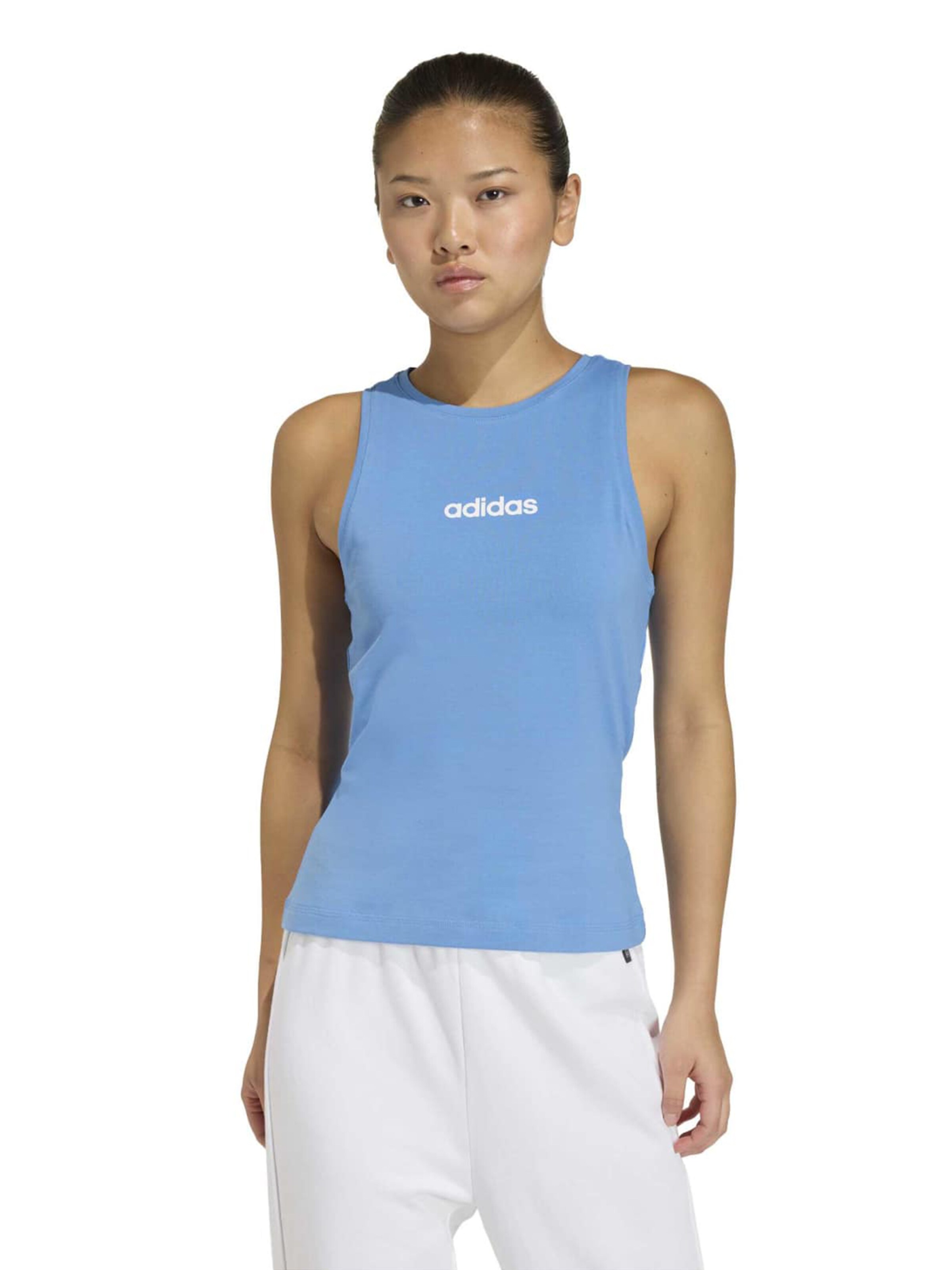 Haut de sport 'Essentials' ADIDAS SPORTSWEAR en bleu : devant