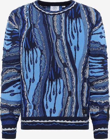 Carlo Colucci Sweater 'Ernandes' in Blue: front