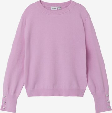 NAME IT Sweater in Purple: front