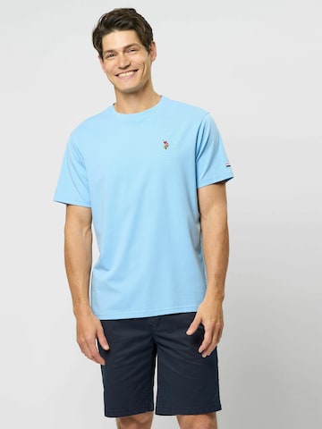 U.S. POLO ASSN. T-Shirt 'Nord' in Blau: Vorderseite