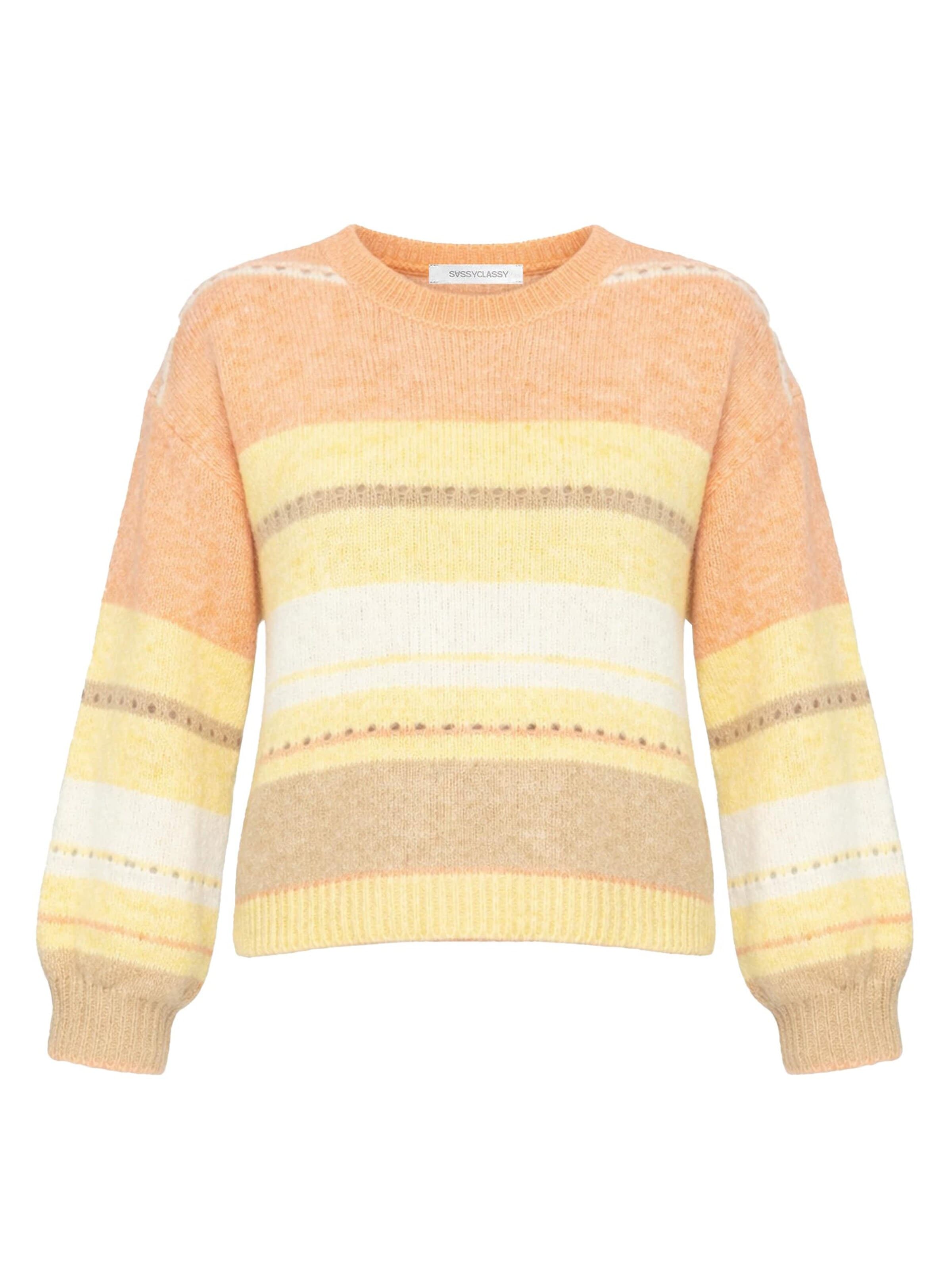 SASSYCLASSY Sweater in Yellow: front