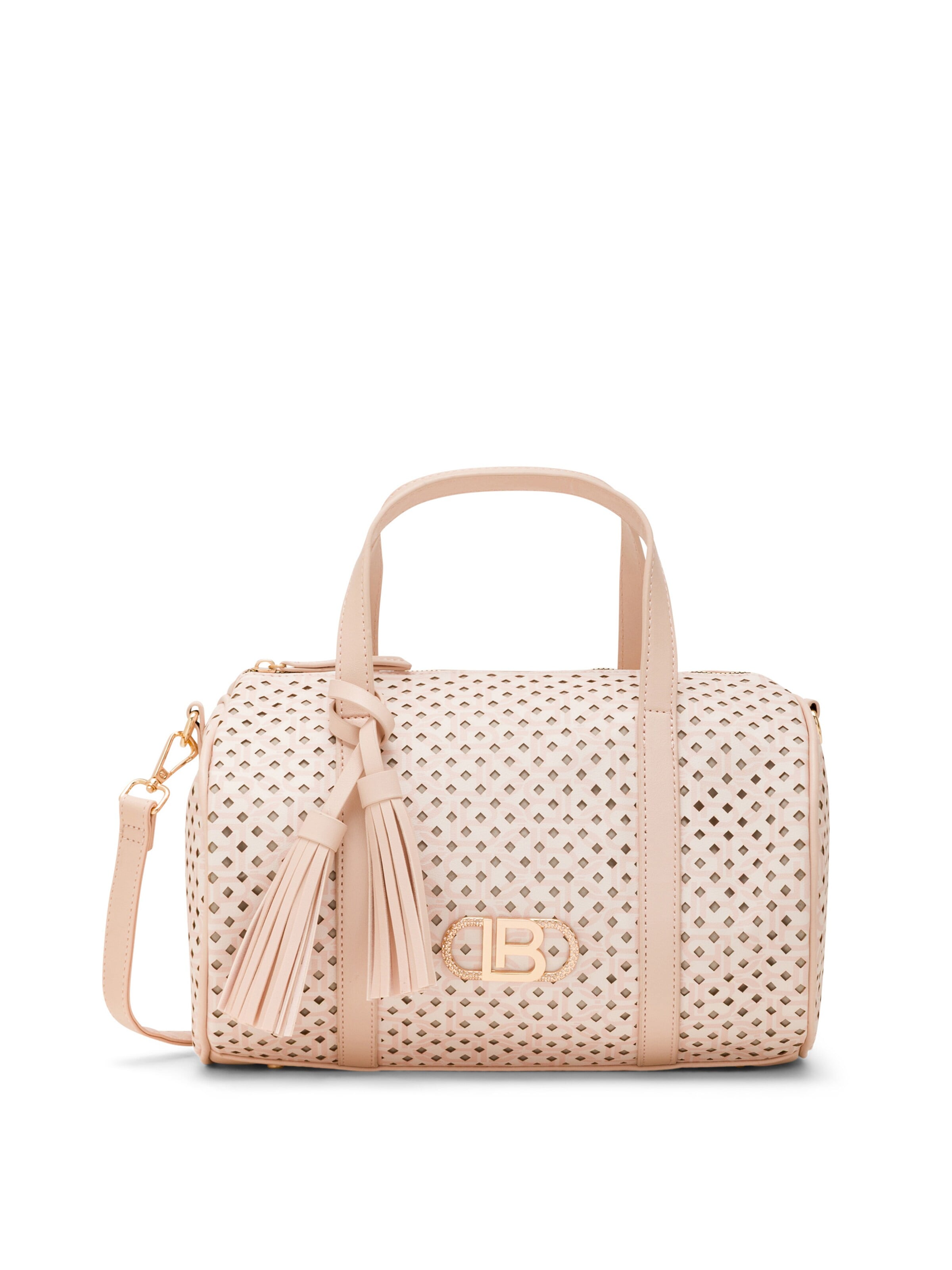 Borsa a mano 'Baldwin 2' di Laura Biagiotti in beige: frontale