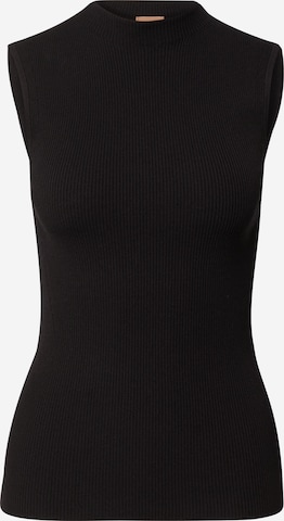 BOSS Black Top 'Feskies' in Black: front