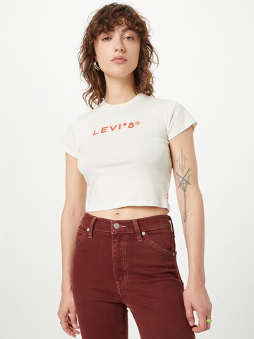 LEVI'S ® Shirt 'Graphic Mini Tee' in White: front