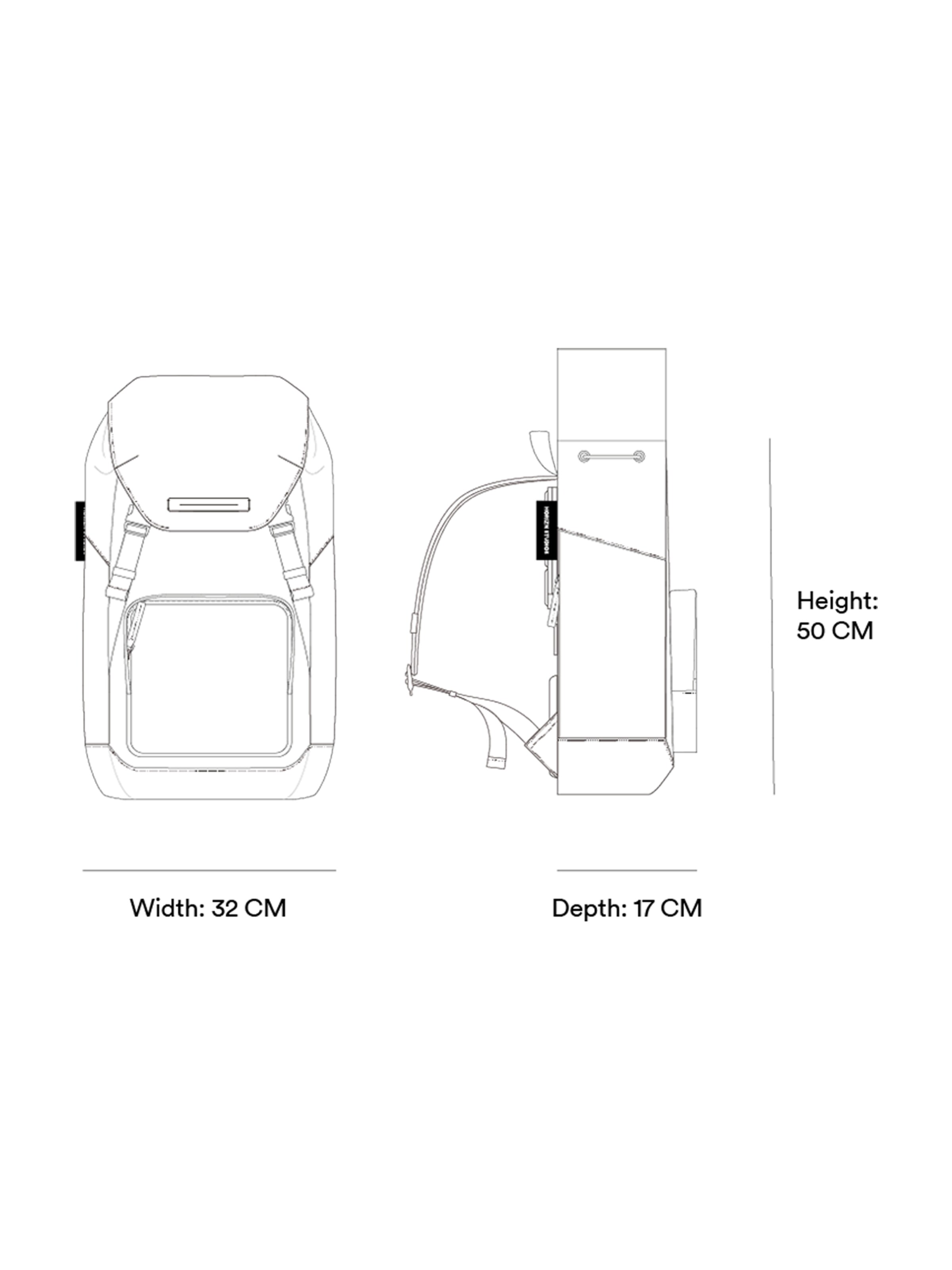 Horizn Studios Rucksack 'SoFo City' in Grün