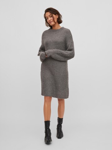 VILA Knitted dress 'Suba' in Grey