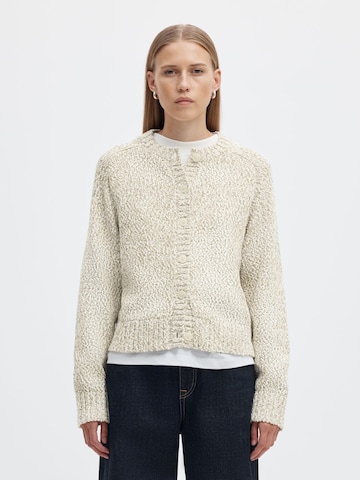SELECTED - Cárdigan en beige: frente