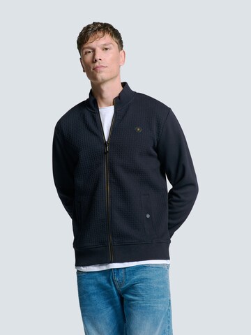 No Excess Sweatjacke in Blau: Vorderseite