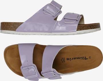 Tamaris Sandalen 42 in Lila: Vorderseite