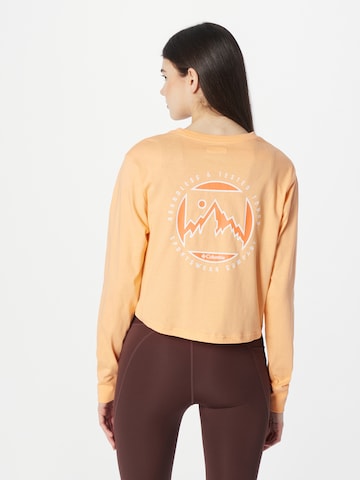 oranžinė COLUMBIA Sportiniai marškinėliai 'North Cascades'