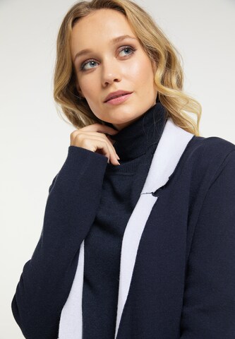 Cardigan DreiMaster Klassik en bleu